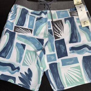 O’Neill Board Short 31 Waist Above The Knee 18” NWT
